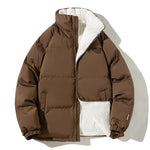 Couples Winter Plush Coat – Thick Warm Jacket with Pockets for Men & Women