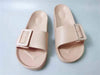 Solid Buckle Home Slippers Summer Non-slip Floor Bathroom Slipper Women Garden House Shoes