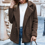 Fluffy Lapel Winter Coat