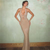 Halter Slim Fit Backless Dress
