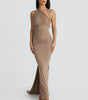 Backless Slim Fit Halter Dress with Fish-Tail Skirt