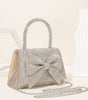 New Light Luxury Full Diamond Bow Handbag