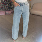 Women's High-end High Waist Straight Personalized Hot Girl High Street Trousers