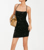 French Sequined Suspender Dress – Summer Sexy, Slim Fit