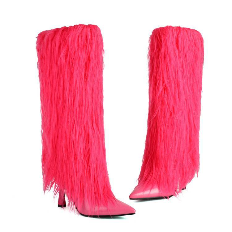 The Femme Fatale Fur Boots