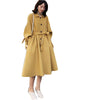 Mid-length thick cashmere coat