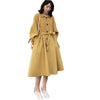 Mid-length thick cashmere coat