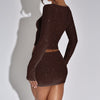 Long Sleeve T-shirt Skirt Two-piece Suit Women's Clothing