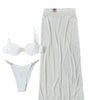 Three-piece Swimsuit Banded Bikini Split