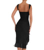 European And American Women's Clothing Midi Dress