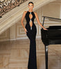 Elegant Hollow Women's Dress Sleeveless Slim Fishtail