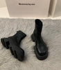 Thick Bottom Square Toe Martin Boots Women