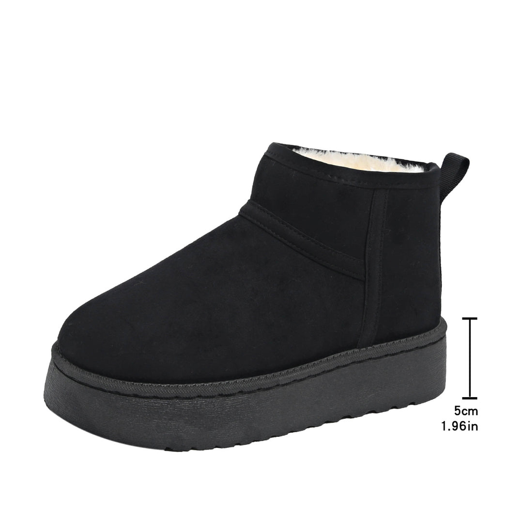 Cozy Luxe | Suede Fur-Lined Ankle Boots