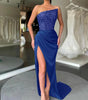 New Green Sequins Long Sleeveless Fashion One-piece Long Evening Dress