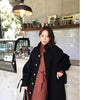 Mid-length thick cashmere coat