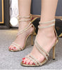 Rhinestone stiletto heels