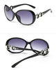 Round face slimming fashion sunglasses lady