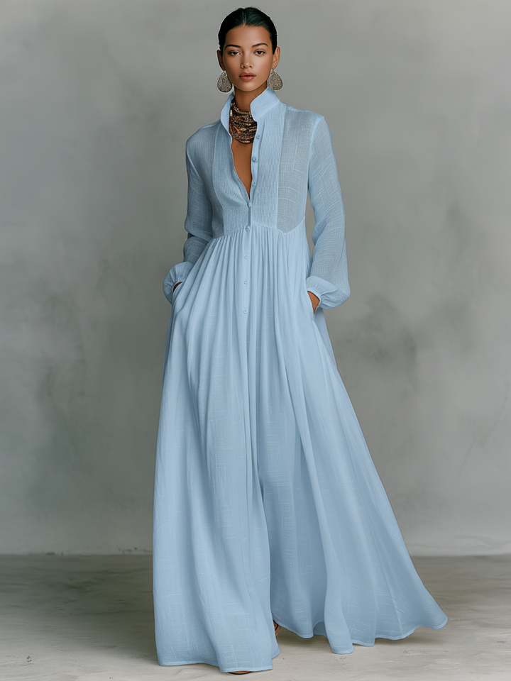 Sienna Linen Maxi Dress