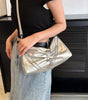 High-grade Waist Bag Silver Underarm Bag Shoulder Crossbody