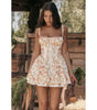 Lace Suspender Dress - Summer Slim Waist Pleated Dress