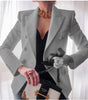 Women's New Solid Color Fashion Casual Suit Short Jacket