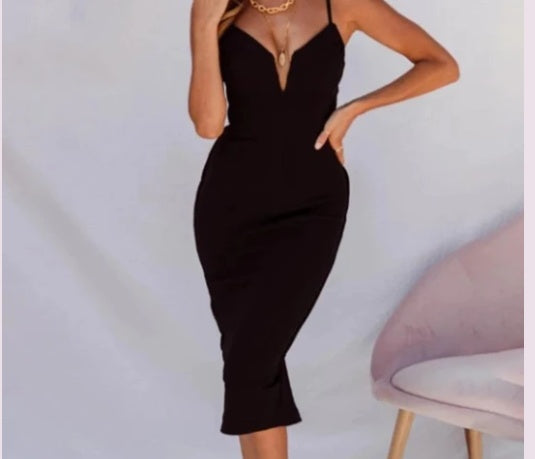 Long split sexy dress