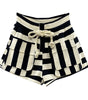 Striped Casual Cargo Shorts Women Hot Pants