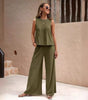 Casual Loose Pullover Crew Neck Women’s Suit