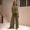 Casual Loose Pullover Crew Neck Women’s Suit