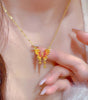 Fantasy Butterfly Tassel Necklace For Women