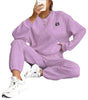 Women's Jacquard Sweater & Trousers Set