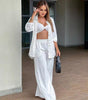 Casual Loose Trousers Women's Shirt Fashion Suit
