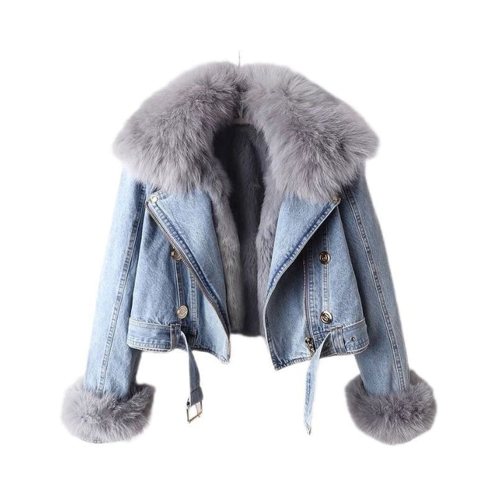 The Arctic Denim Luxe Coat