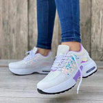 Schnürschuhe für Damen, Keilabsatz, Laufsportschuhe