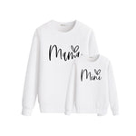 Mother & Daughter Letter Print Sweater
