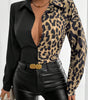 Women's Printed Belted Shirt