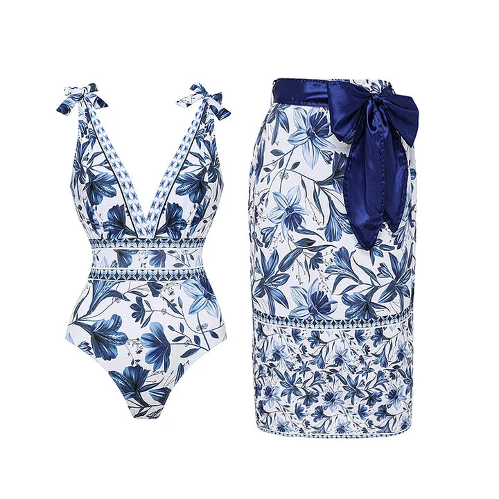 Nora Printed Swim Dress