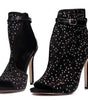 Fishbill Rhinestone Heels
