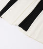 Modisches Sling-Kleid mit Farbkontrasten für Damen