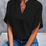 Sommer Kurzarm Chiffon Shirt