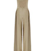 Rückenfreier Jumpsuit mit weitem Bein und Tube-Top