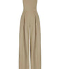 Rückenfreier Jumpsuit mit weitem Bein und Tube-Top