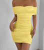 Off-shoulder Fashion Skinny Sheath Dress