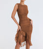 European And American Women's Clothing Midi Dress