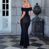 Women's See-through Hollow-out Tube Top Fishtail Dress