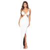 Summer Women's Clothing Split Backless Hollow Dress