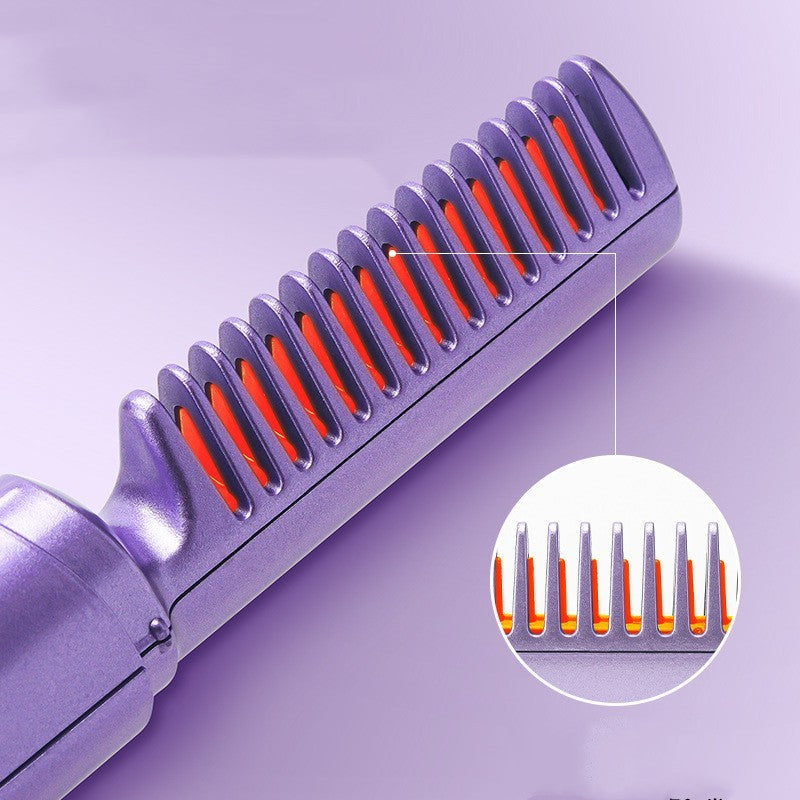 professional wireless hair straightener curler comb