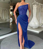 New Green Sequins Long Sleeveless Fashion One-piece Long Evening Dress