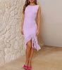 European And American Women's Clothing Midi Dress