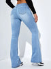 Women's High-Waist Flared Stretch Jeans